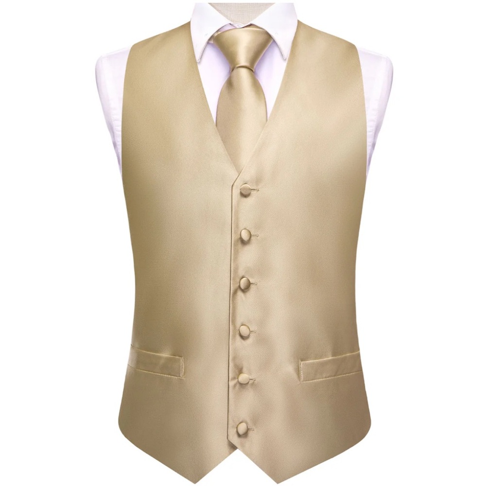 Hi-Tie Champaign Solid Vest